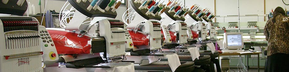 Bordado industrial – Melco AMAYA máquina de bordar