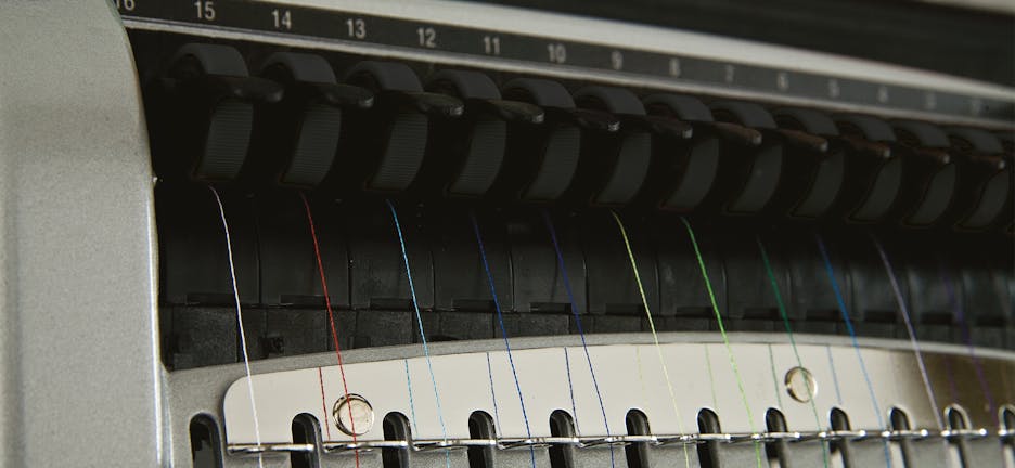 Tensão do fio automatizada – Acti-Feed – Melco máquina de bordar