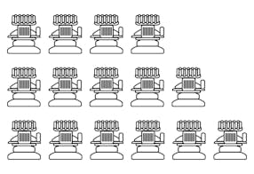 O número certo de cabeças de bordado ou a máquina de bordar correta – Melco Calculator
